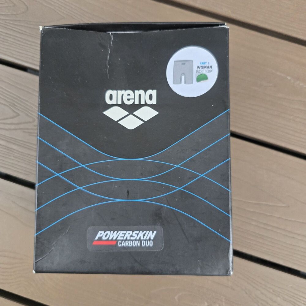ARENA Women's Powerskin Carbon Duo Jammers Army Green Racing SIze 28 New